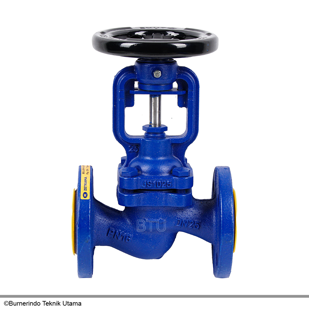 Bellow Sealed Valve DN 25 PN 16 - WA234A025C01B101